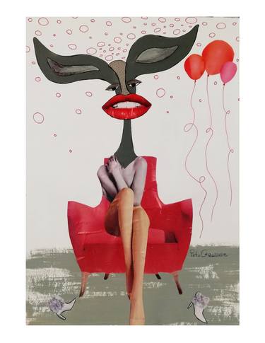 Print of Women Collage by PATRICIA CASAGRANDE