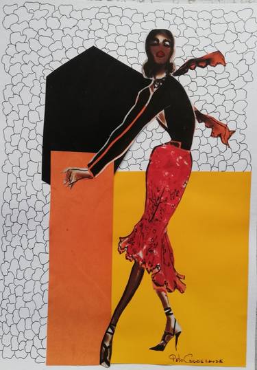 Print of Women Collage by PATRICIA CASAGRANDE