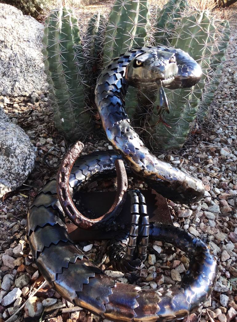 'Your Move', Desert Dark-morph Rattlesnake - Print