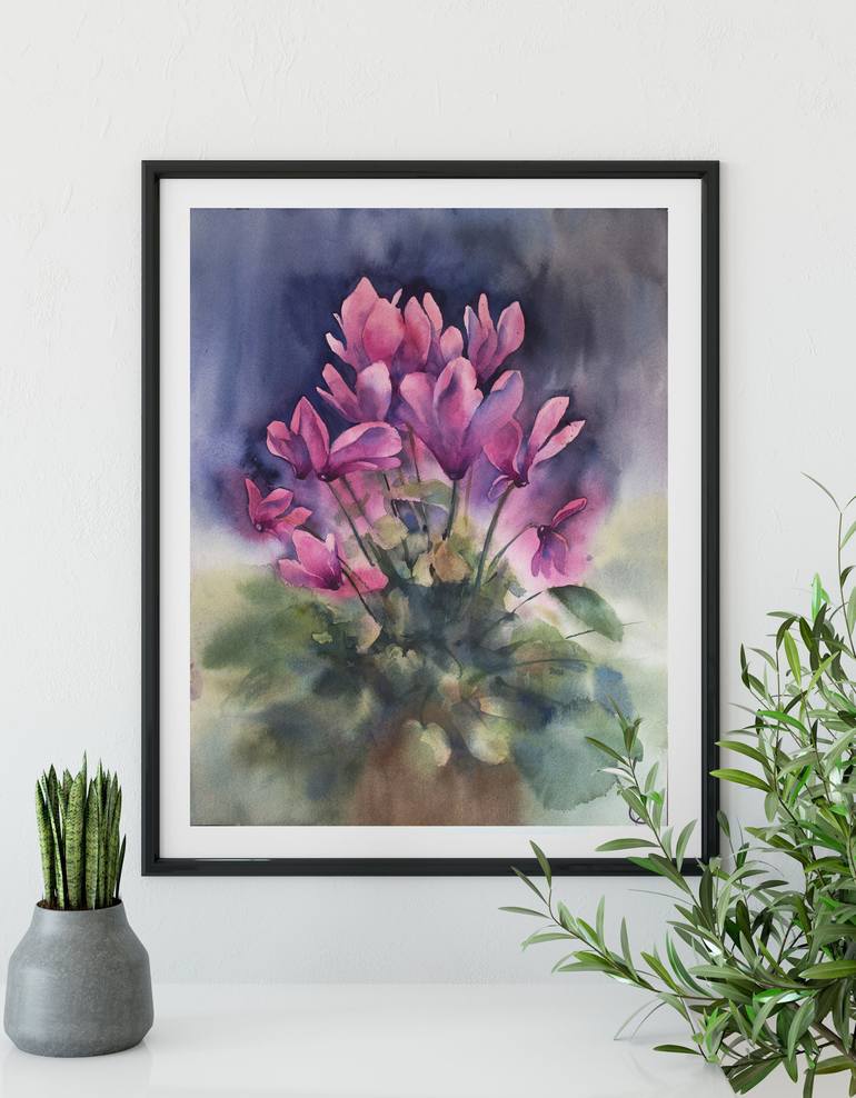 Original Realism Floral Painting by Antonina Shestakova