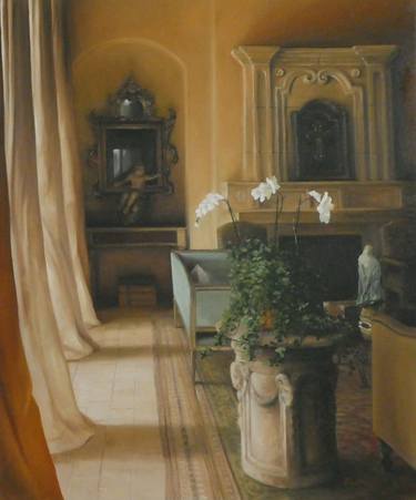 Original Realism Interiors Paintings by Robert White