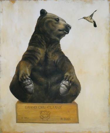 Saatchi Art Artist Robert White; Painting, “Bear Watching” #art