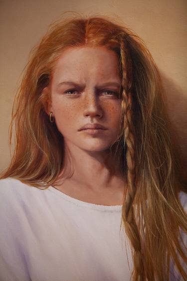 Original Realism Portrait Paintings by Robert White