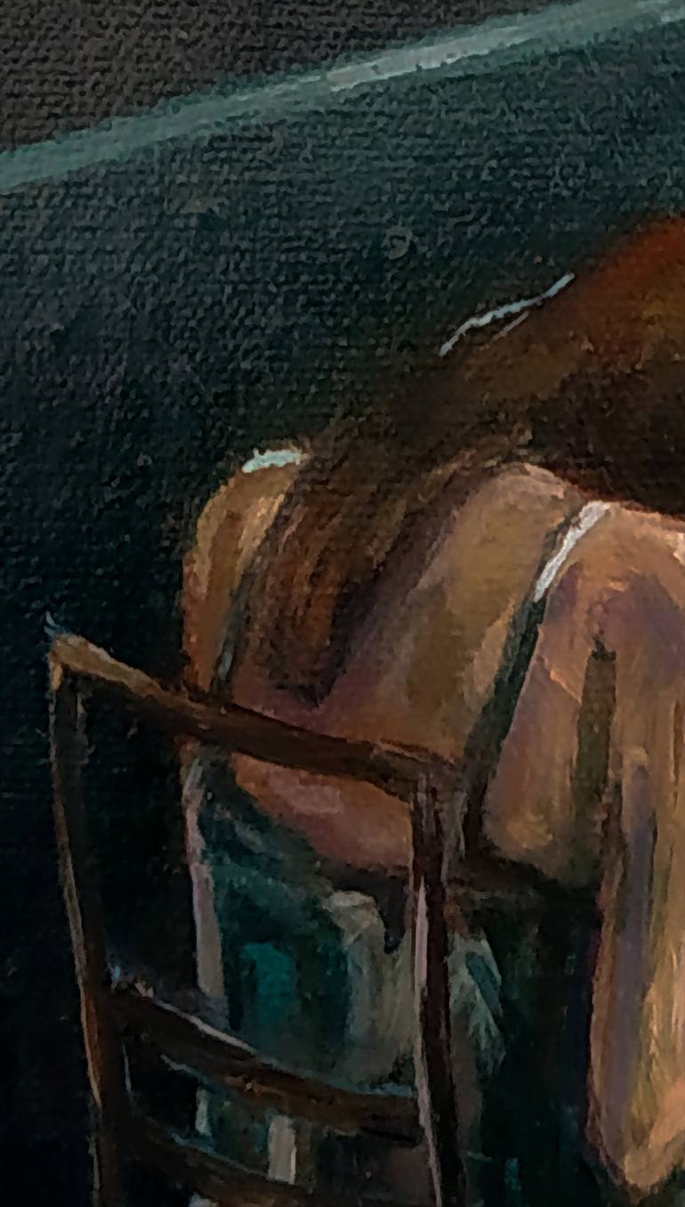 Original Figurative Science/Technology Painting by Alba Cervantes