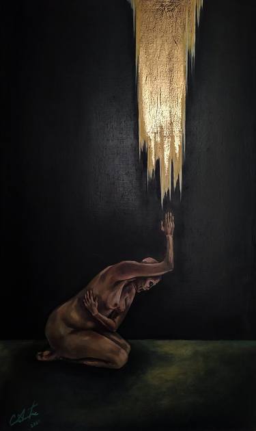 Original Figurative Religious Paintings by Alba Cervantes