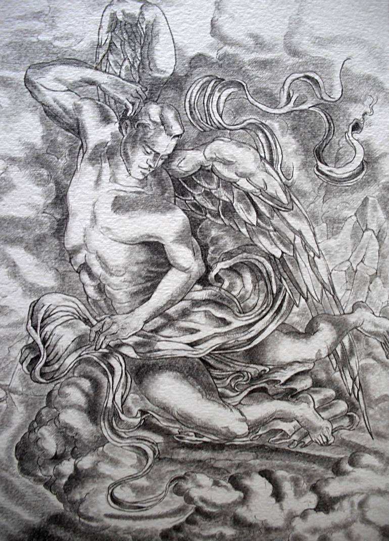 Archangel Drawing by Gary Renegar | Saatchi Art
