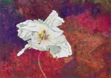 Original Fine Art Floral Paintings by Peggy Trimble