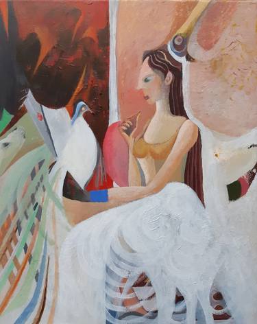Original Abstract Painting by Irina Zdanowska