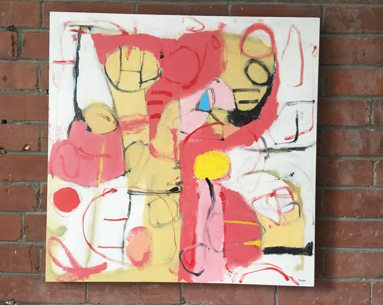 Original Abstract Expressionism Abstract Painting by Sobo Artz
