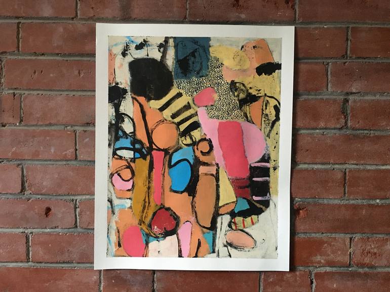 Original Abstract Expressionism Abstract Painting by Sobo Artz