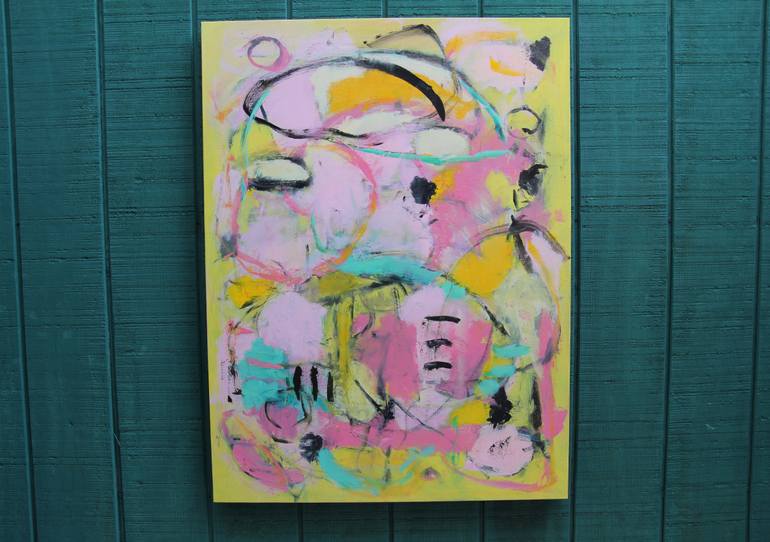 Original Abstract Expressionism Abstract Painting by Sobo Artz
