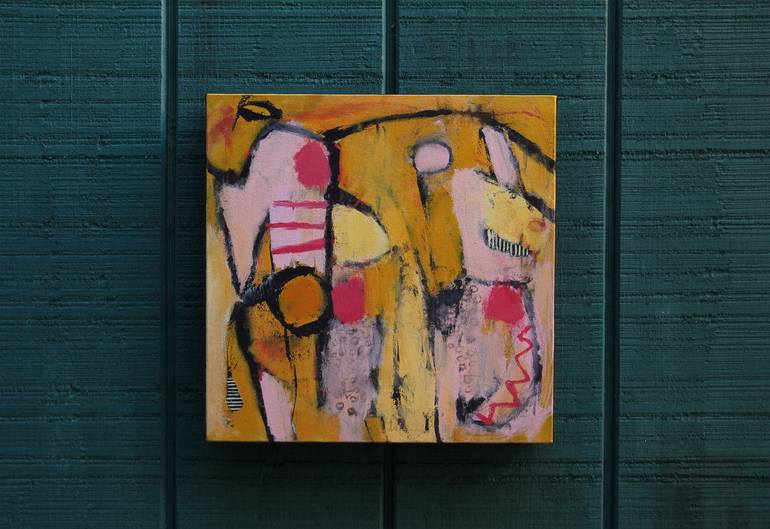 Original Abstract Expressionism Abstract Painting by Sobo Artz