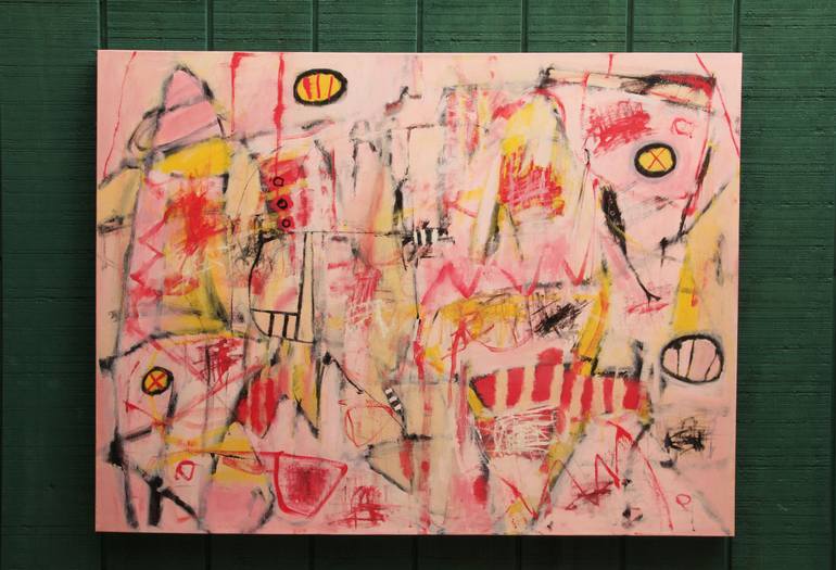 Original Abstract Expressionism Abstract Painting by Sobo Artz