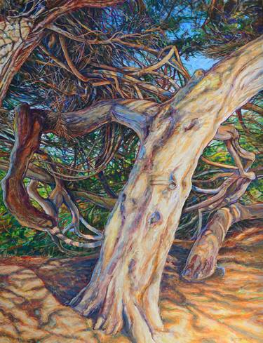 Print of Figurative Tree Paintings by Gary Symington