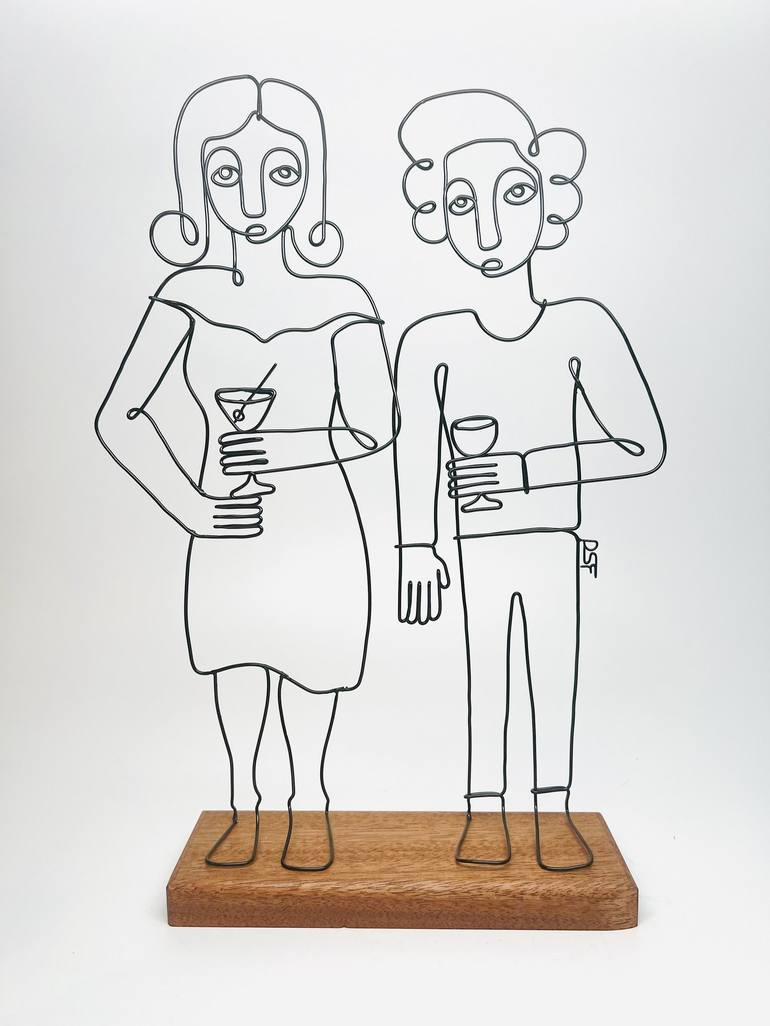Original People Sculpture by Duncan Sherwood-Forbes