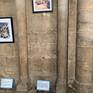 Painting on display at Peterborough Cathedral