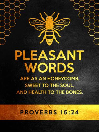 Proverbs 16:24 Bible Verse thumb