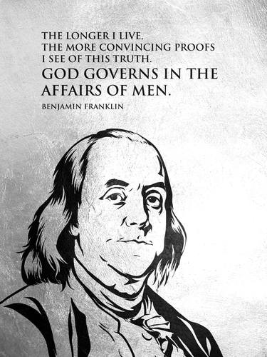 Benjamin Franklin Truth Motivational Wall Art thumb