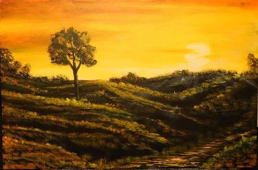 Original Expressionism Landscape Paintings by John Angel
