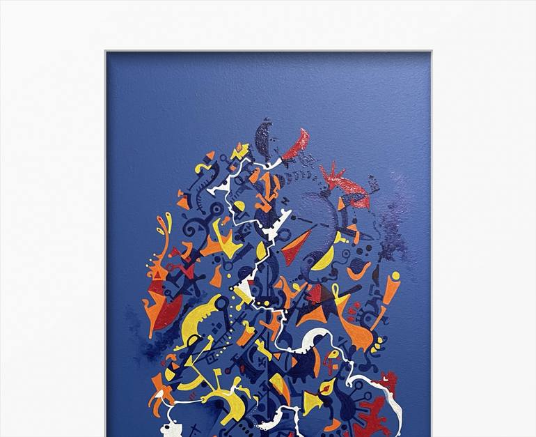 Original Abstract Painting by Humberto C Pornaro