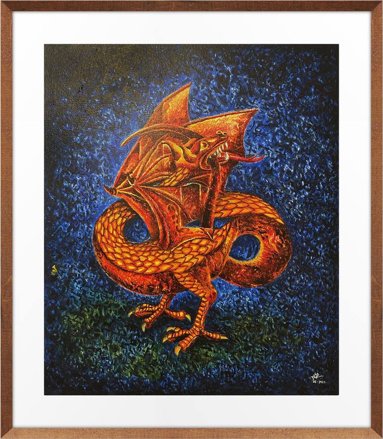 Original Conceptual Fantasy Painting by Humberto C Pornaro