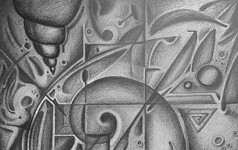 Original Abstract Drawing by Humberto C Pornaro