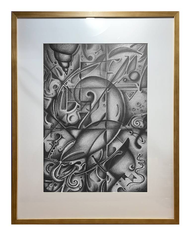 Original Abstract Drawing by Humberto C Pornaro