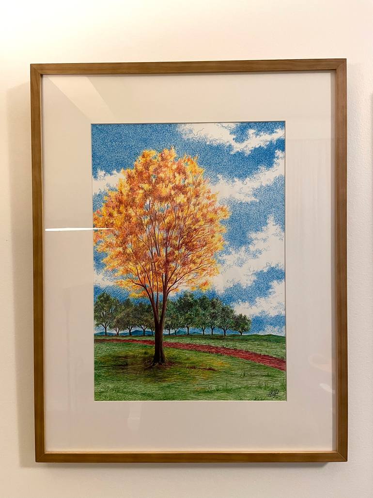 Original Contemporary Nature Drawing by Humberto C Pornaro