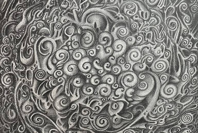 Original Abstract Drawing by Humberto C Pornaro