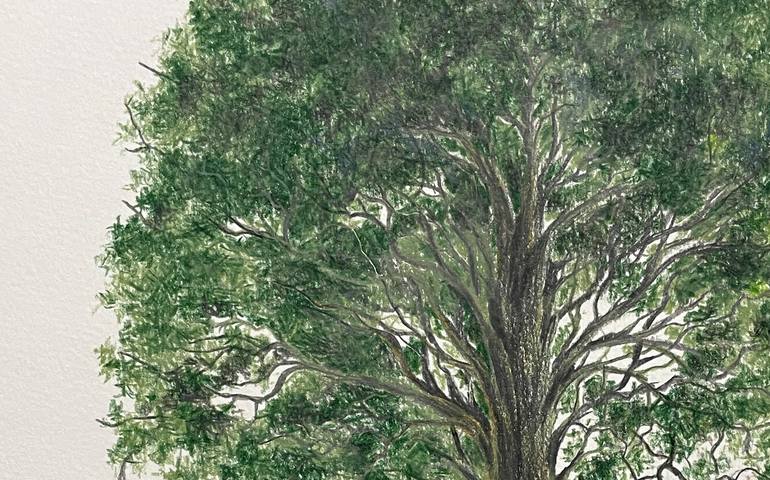 Original Conceptual Nature Painting by Humberto C Pornaro