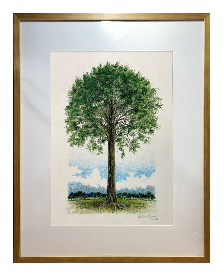 Original Conceptual Nature Painting by Humberto C Pornaro