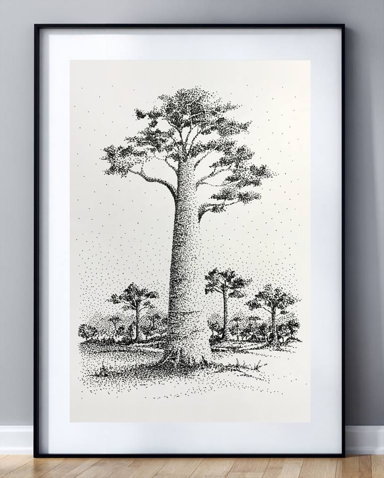 Original Nature Drawing by Humberto C Pornaro