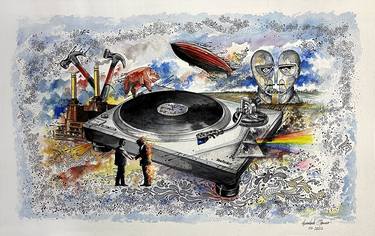 Original Conceptual Music Drawings by Humberto C Pornaro