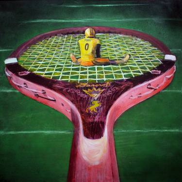 Original Surrealism Sports Paintings by Terri Waterman
