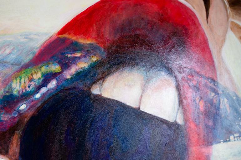 Original Surrealism Erotic Painting by Paul Dimalanta