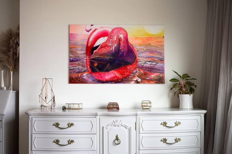 Original Conceptual Landscape Painting by Paul Dimalanta