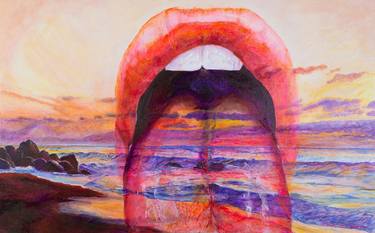 Original Conceptual Landscape Painting by Paul Dimalanta