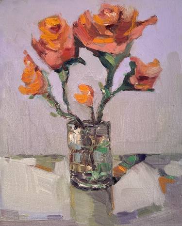 Original Impressionism Floral Paintings by Lorena Iavorschi