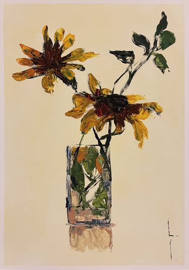 Original Expressionism Floral Paintings by Lorena Iavorschi