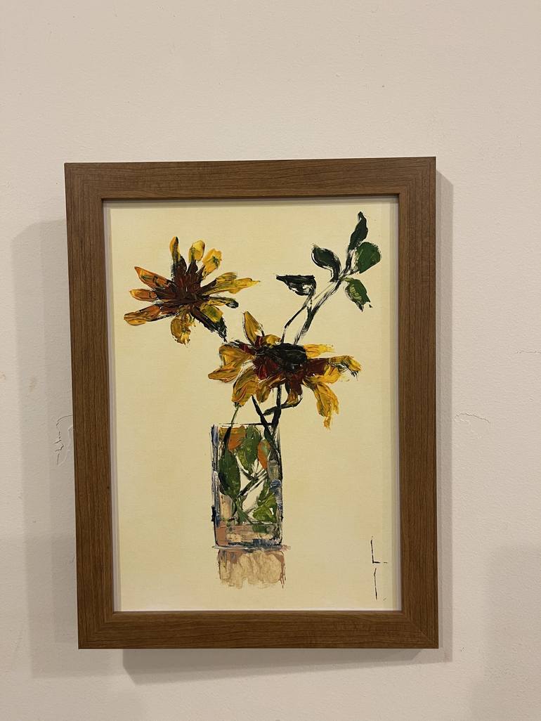 Original Contemporary Floral Painting by Lorena Iavorschi