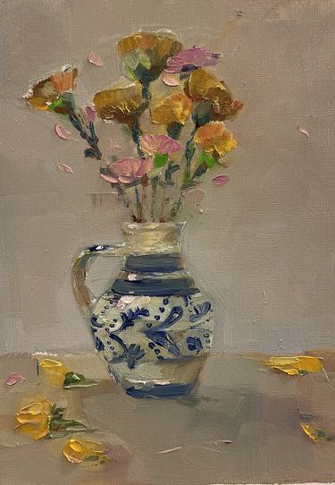 Original Impressionism Floral Paintings by Lorena Iavorschi