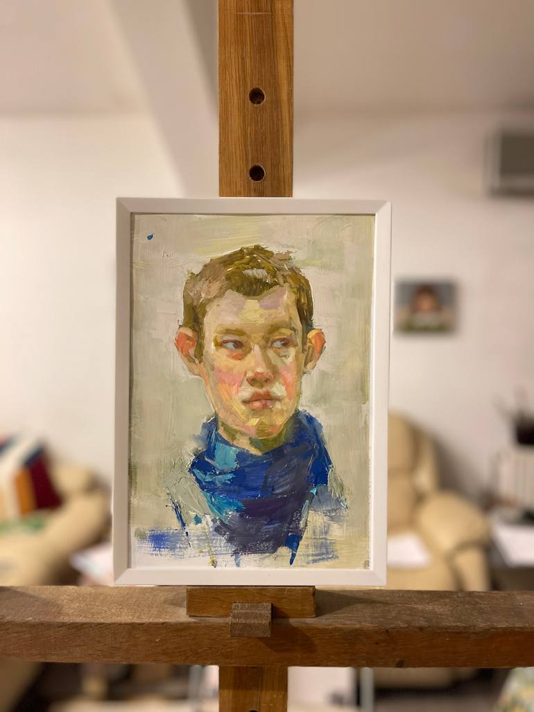 Original Abstract Children Painting by Lorena Iavorschi