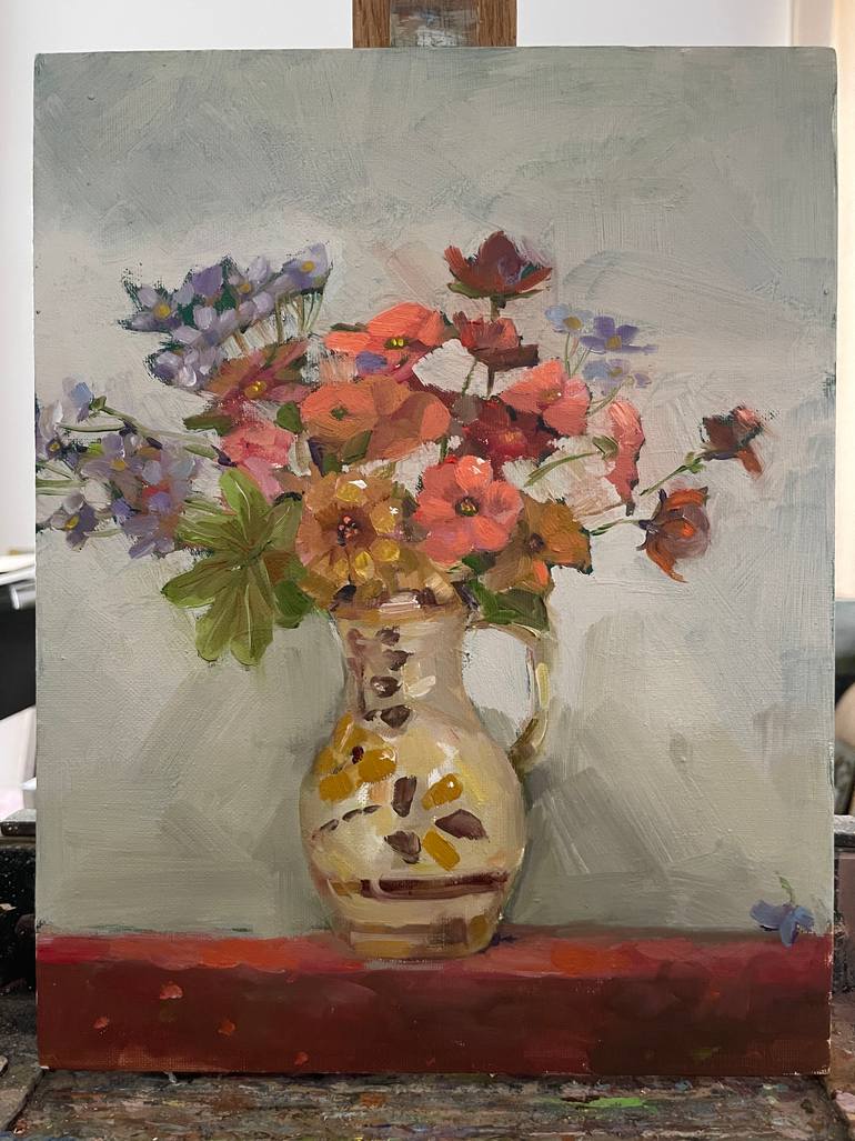 Original Contemporary Floral Painting by Lorena Iavorschi