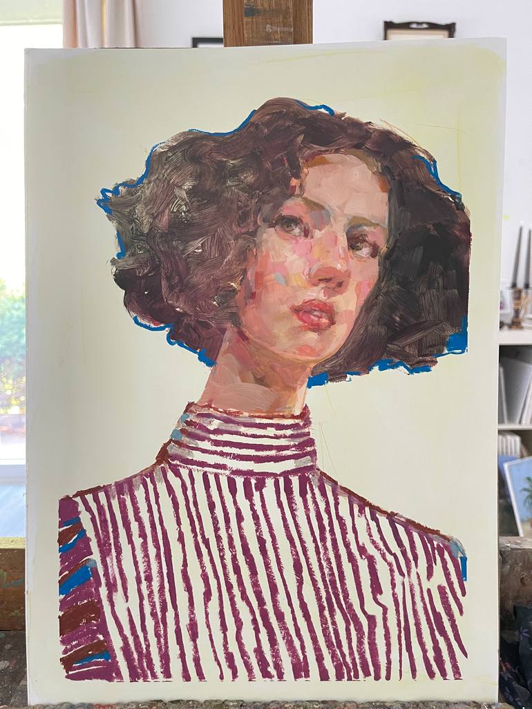 Original Contemporary People Painting by Lorena Iavorschi