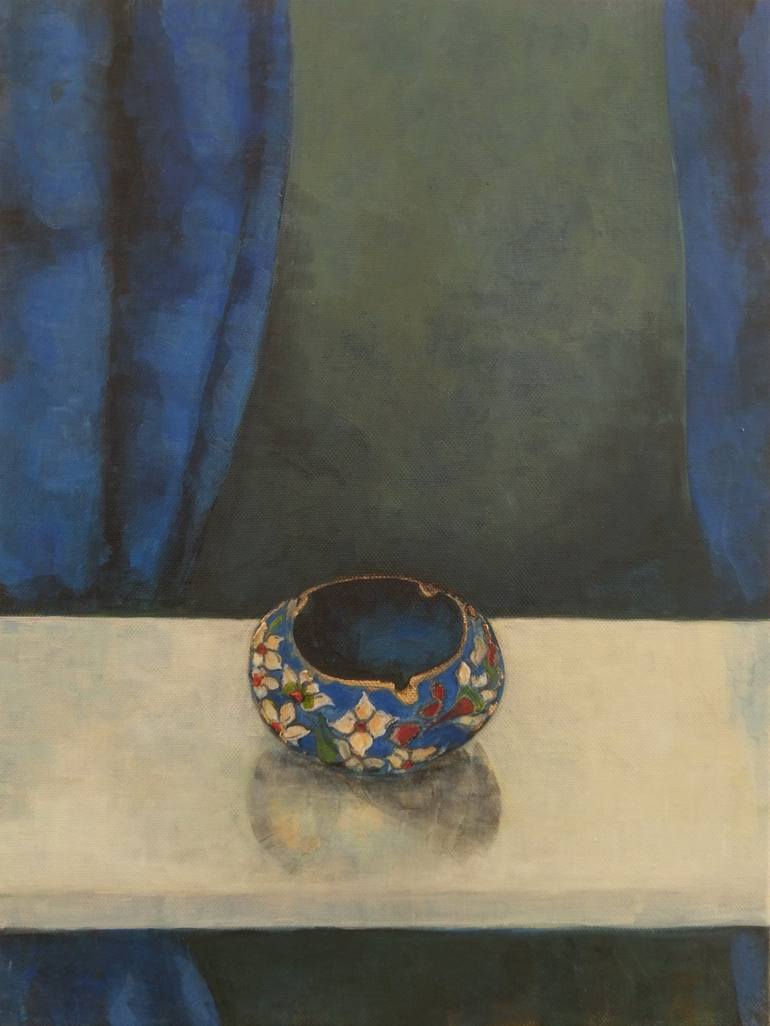 Mother's ashtray Painting by Lorena Iavorschi Saatchi Art