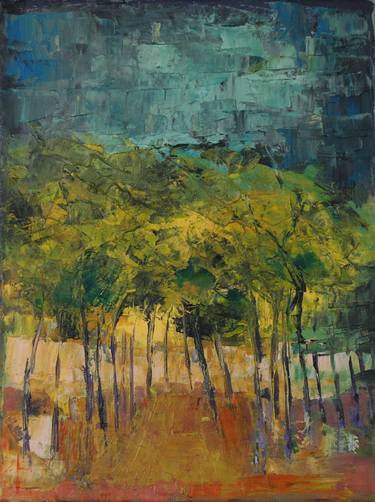 Print of Figurative Tree Paintings by Lorena Iavorschi