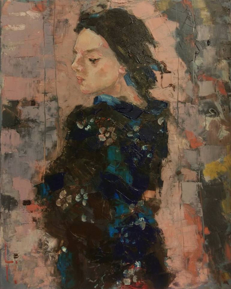 Original Figurative Love Paintings by Lorena Iavorschi
