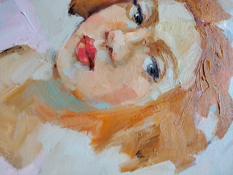 Original Figurative People Painting by Lorena Iavorschi