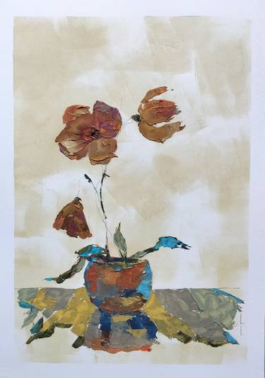 Original Floral Paintings by Lorena Iavorschi