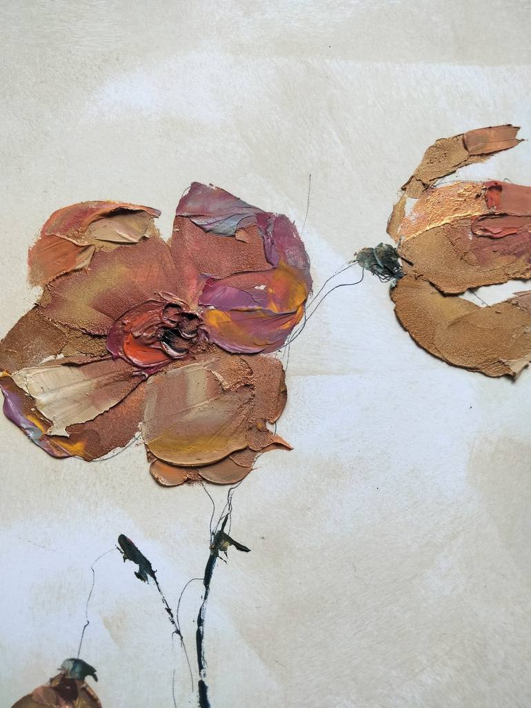 Original Floral Painting by Lorena Iavorschi